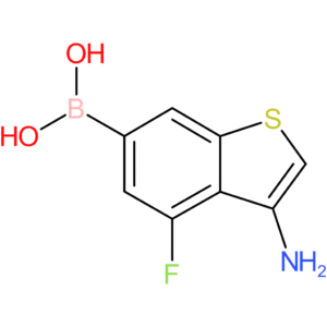 (3-amino-4-fluoro-1-benzothiophen-6-yl)boronic acid
