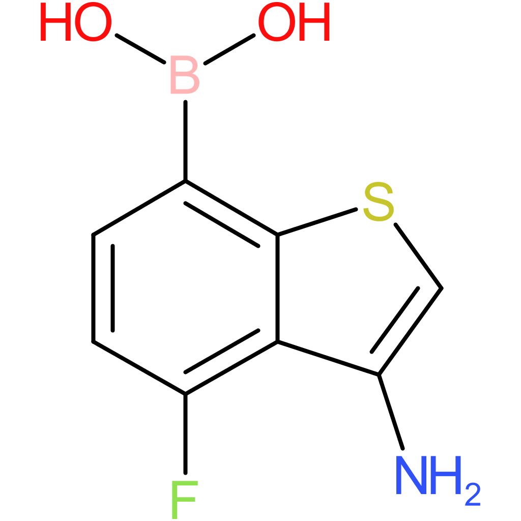 (3-amino-4-fluoro-1-benzothiophen-7-yl)boronic acid