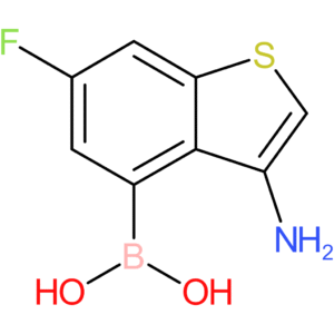 (3-amino-6-fluoro-1-benzothiophen-4-yl)boronic acid