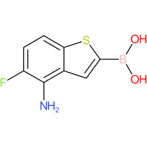 (4-amino-5-fluoro-1-benzothiophen-2-yl)boronic acid