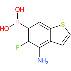 (4-amino-5-fluoro-1-benzothiophen-6-yl)boronic acid