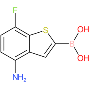 (4-amino-7-fluoro-1-benzothiophen-2-yl)boronic acid