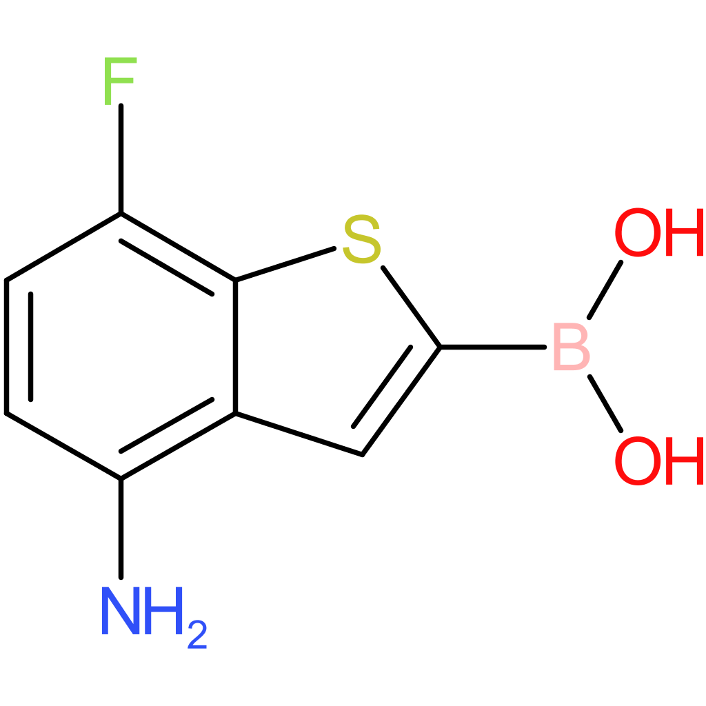 (4-amino-7-fluoro-1-benzothiophen-2-yl)boronic acid