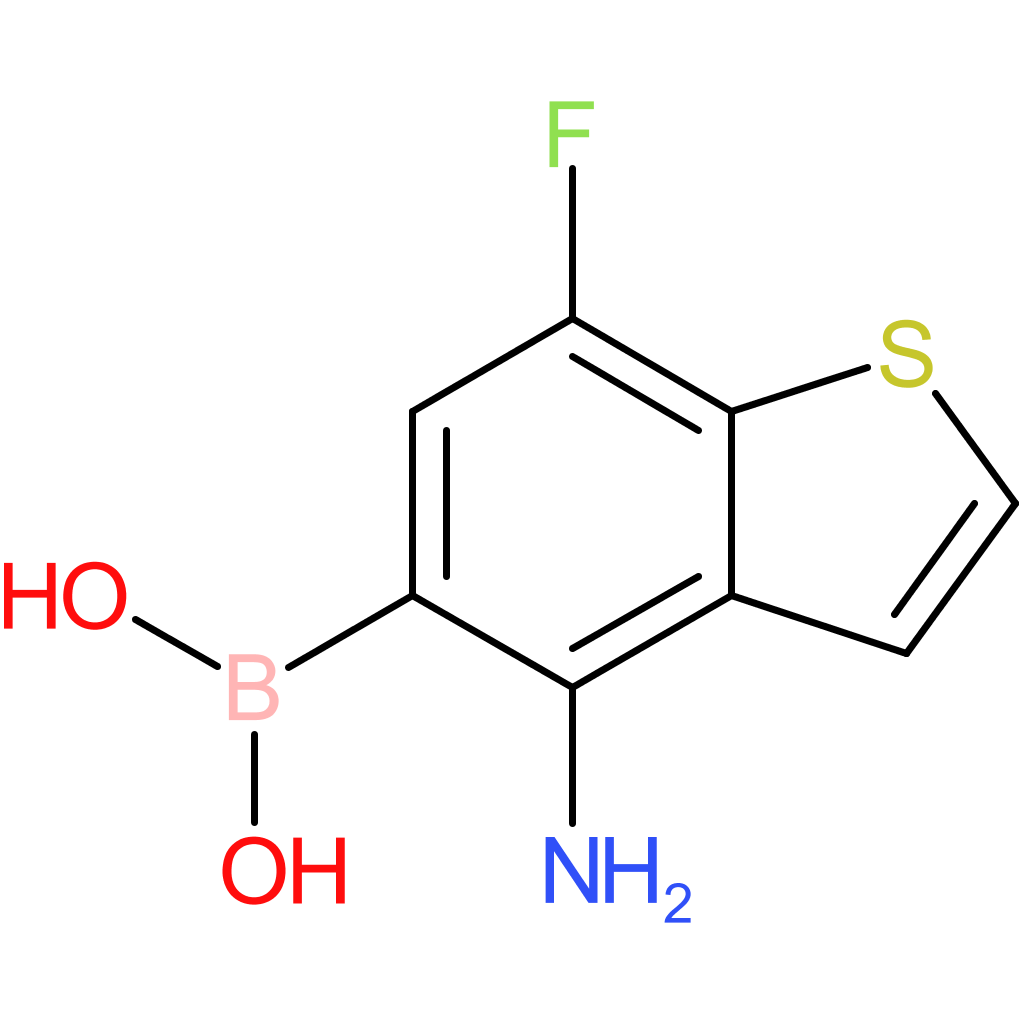 (4-amino-7-fluoro-1-benzothiophen-5-yl)boronic acid