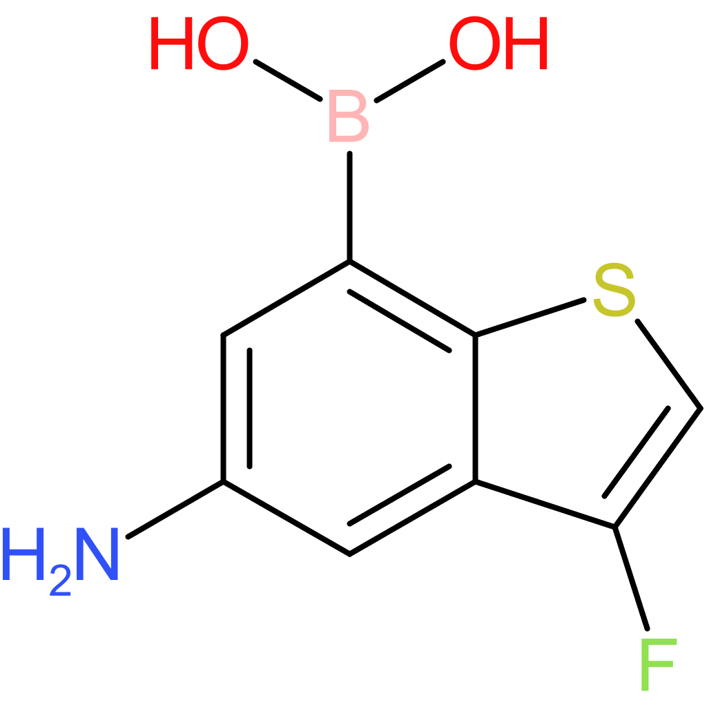 5-amino-3-fluorobenzothiophene-7-boronic acid