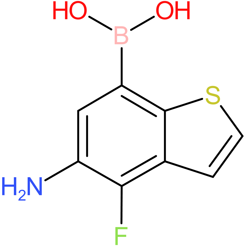 (5-amino-4-fluoro-1-benzothiophen-7-yl)boronic acid
