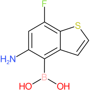 (5-amino-7-fluoro-1-benzothiophen-4-yl)boronic acid