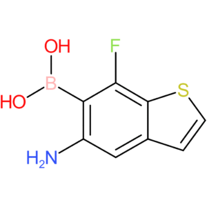 (5-amino-7-fluoro-1-benzothiophen-6-yl)boronic acid
