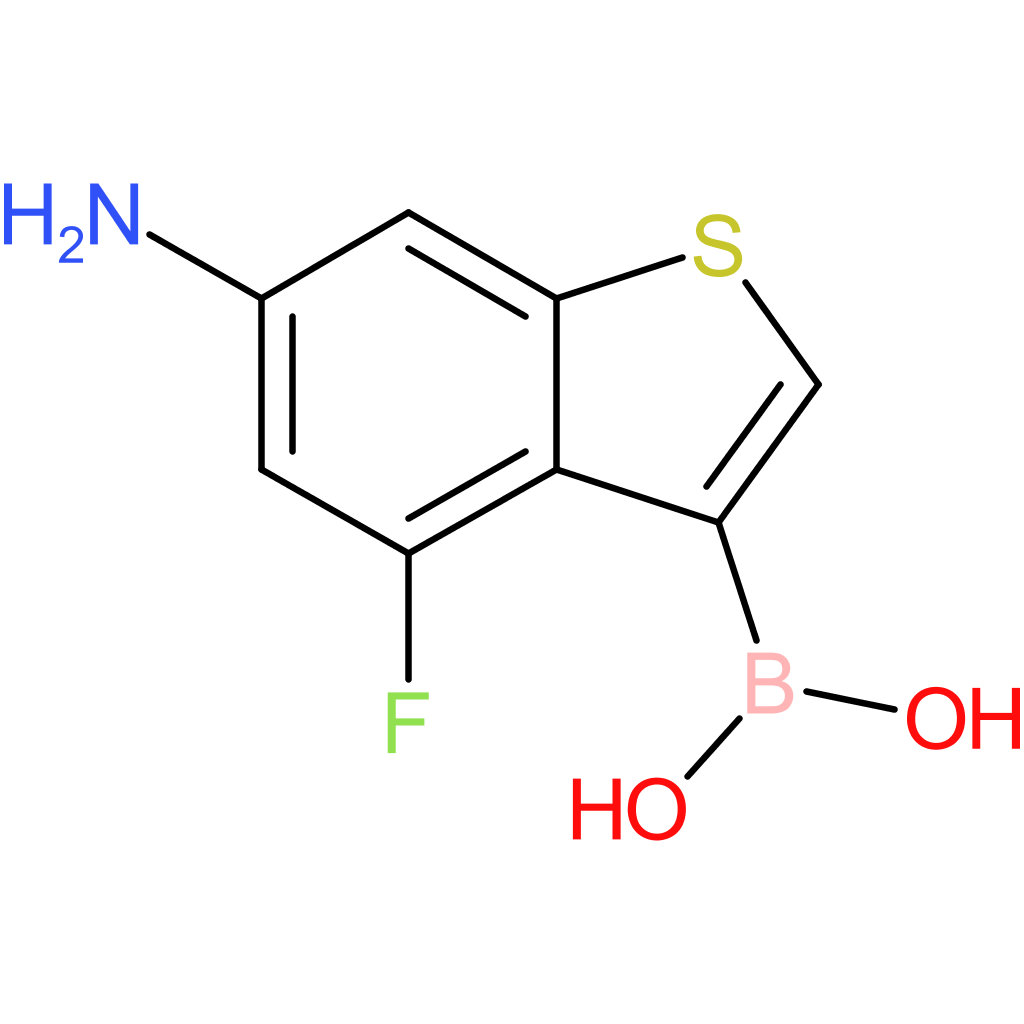 6-amino-4-fluorobenzothiophene-3-boronic acid