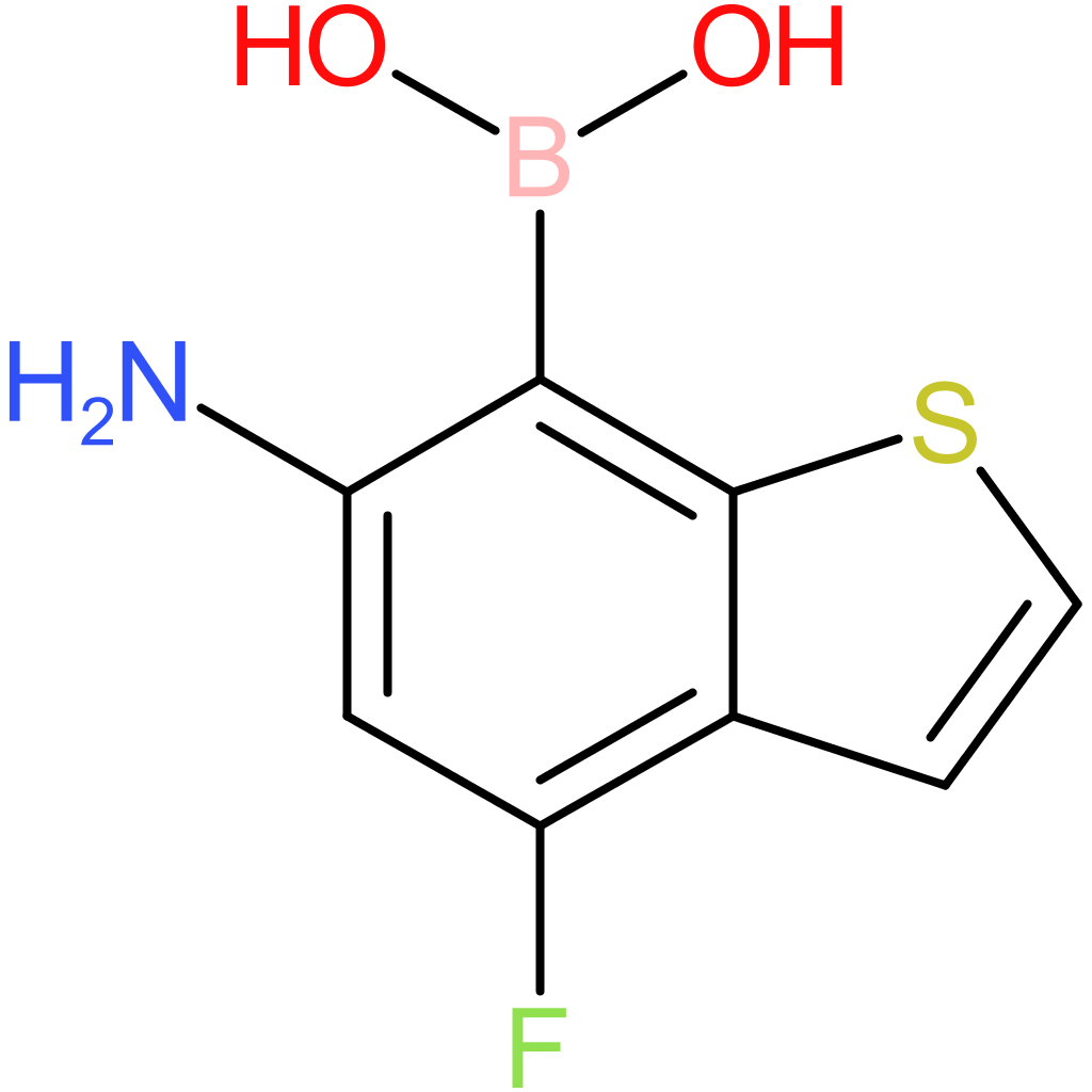 (6-amino-4-fluoro-1-benzothiophen-7-yl)boronic acid
