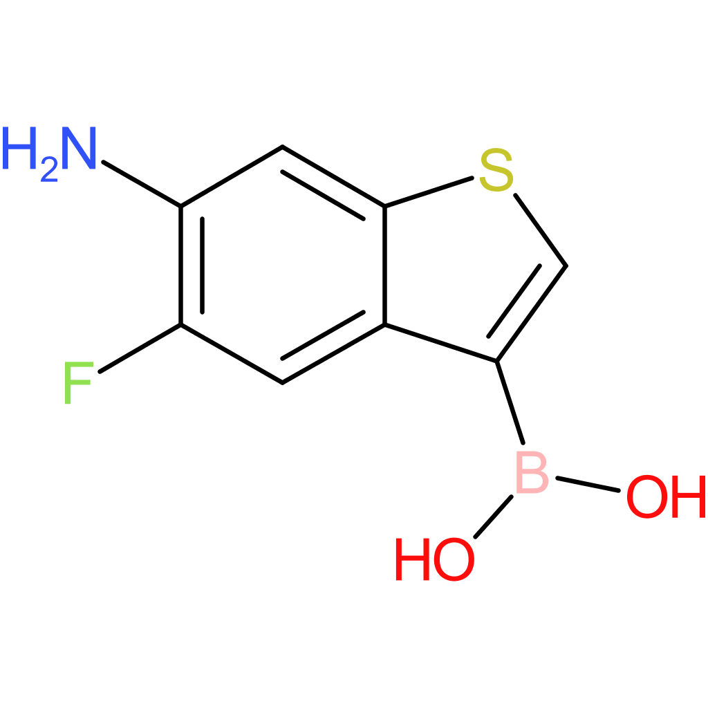 (6-amino-5-fluoro-1-benzothiophen-3-yl)boronic acid