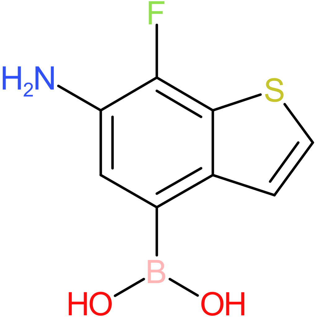 (6-amino-7-fluoro-1-benzothiophen-4-yl)boronic acid