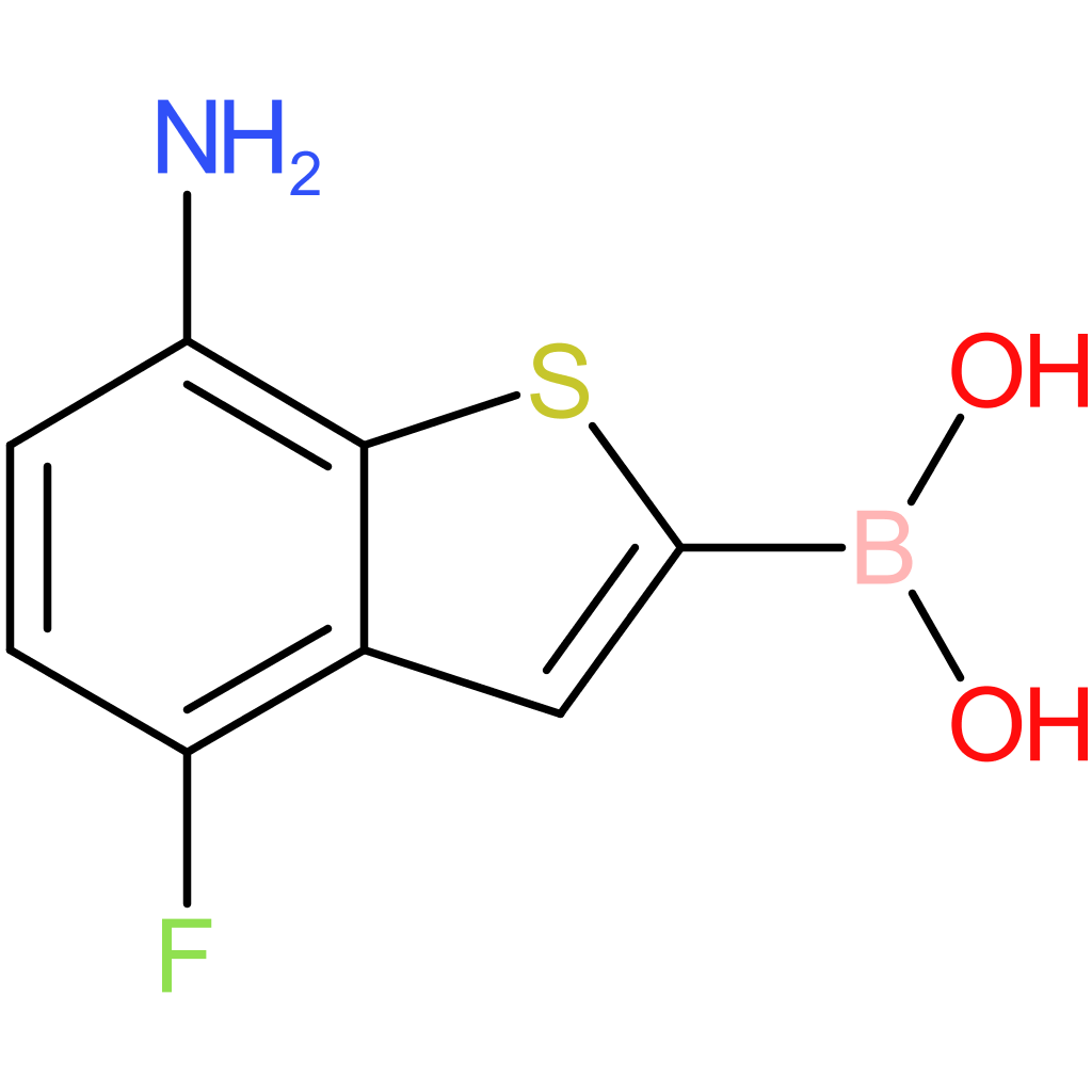 (7-amino-4-fluoro-1-benzothiophen-2-yl)boronic acid