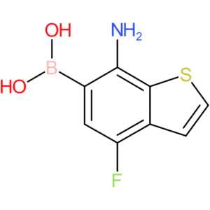 (7-amino-4-fluoro-1-benzothiophen-6-yl)boronic acid