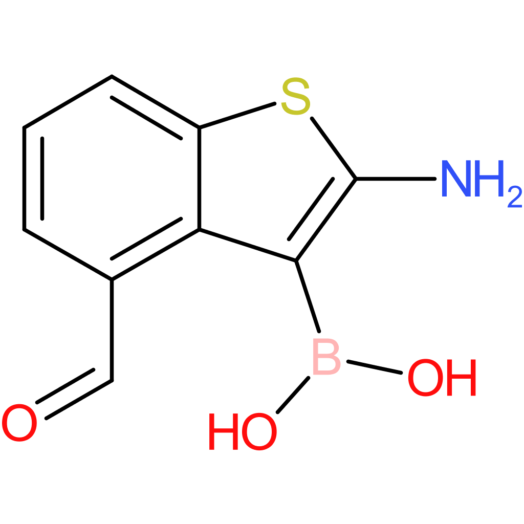 2-amino-4-formylbenzothiophene-3-boronic acid