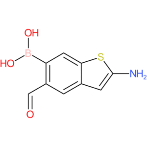 2-amino-5-formylbenzothiophene-6-boronic acid
