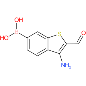 3-amino-2-formylbenzothiophene-6-boronic acid
