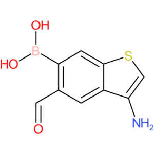 3-amino-5-formylbenzothiophene-6-boronic acid