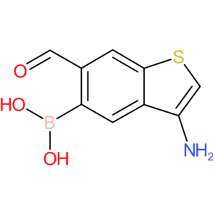3-amino-6-formylbenzothiophene-5-boronic acid
