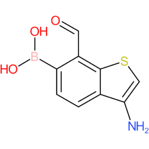 3-amino-7-formylbenzothiophene-6-boronic acid