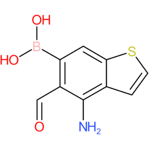 4-amino-5-formylbenzothiophene-6-boronic acid