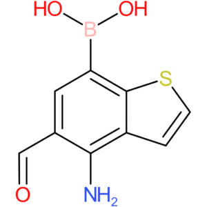 4-amino-5-formylbenzothiophene-7-boronic acid