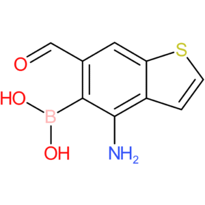 4-amino-6-formylbenzothiophene-5-boronic acid