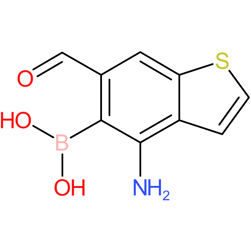 4-amino-6-formylbenzothiophene-5-boronic acid