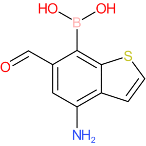 4-amino-6-formylbenzothiophene-7-boronic acid