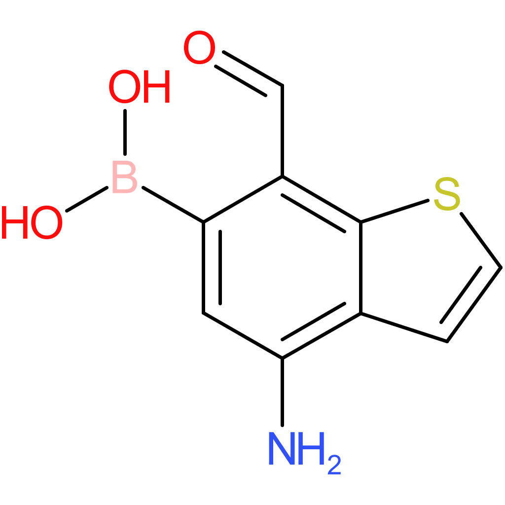 4-amino-7-formylbenzothiophene-6-boronic acid