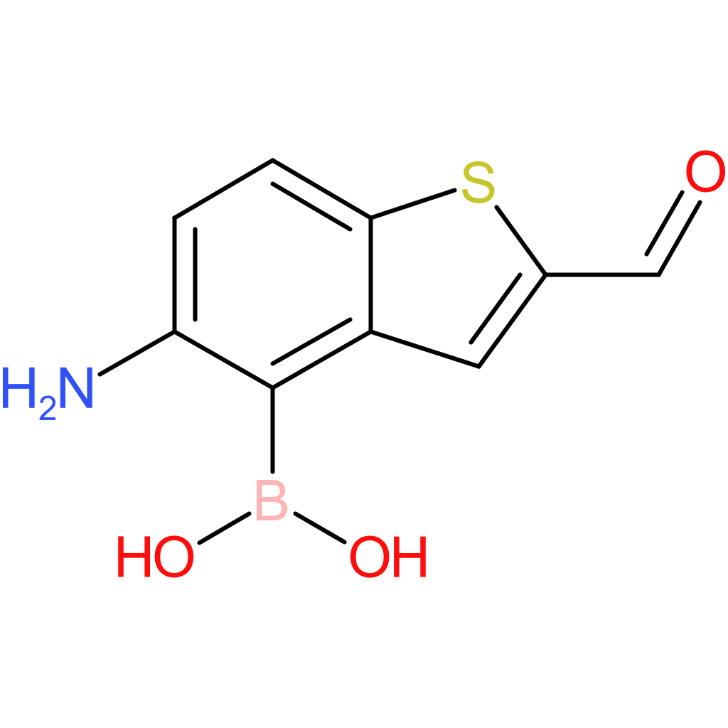 5-amino-2-formylbenzothiophene-4-boronic acid