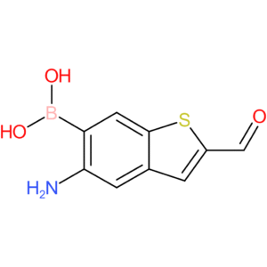 5-amino-2-formylbenzothiophene-6-boronic acid
