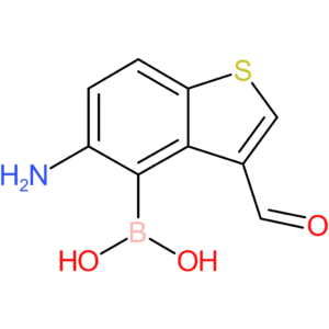 5-amino-3-formylbenzothiophene-4-boronic acid