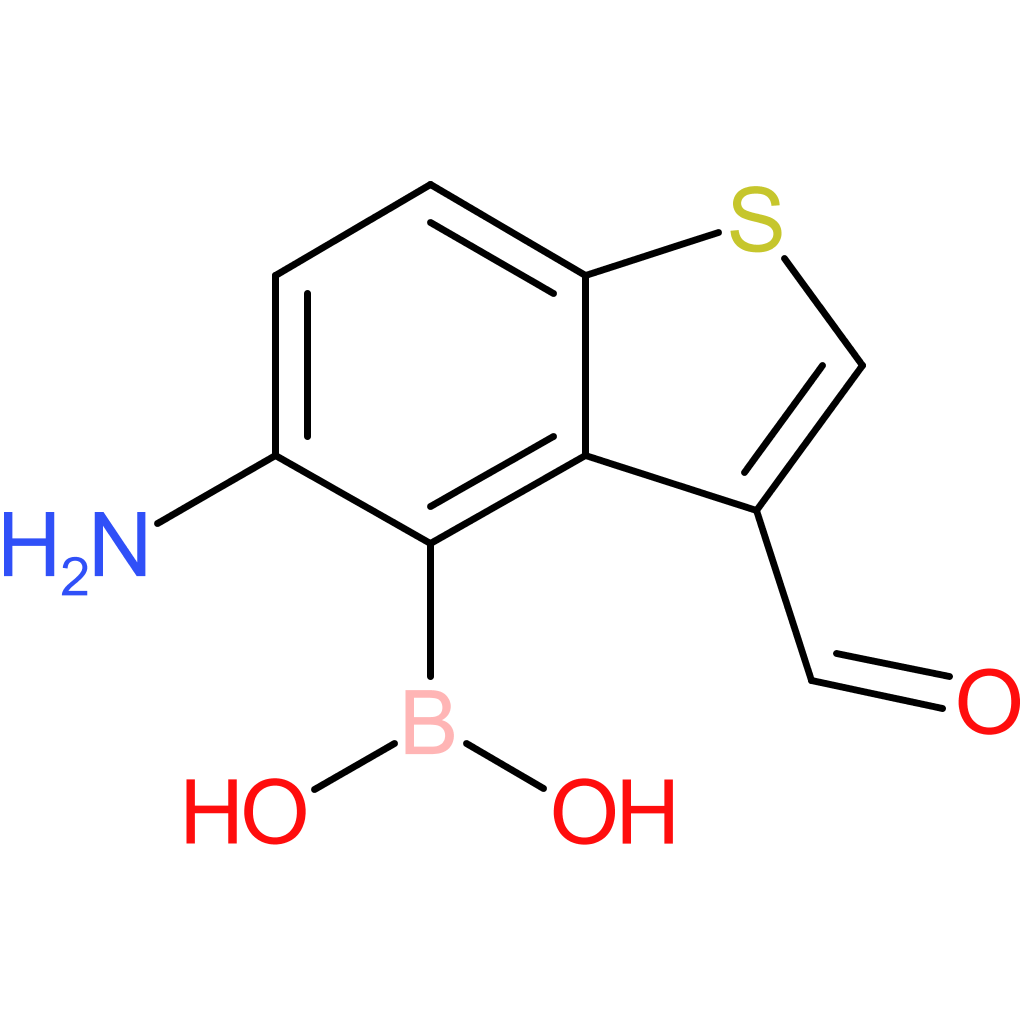 5-amino-3-formylbenzothiophene-4-boronic acid