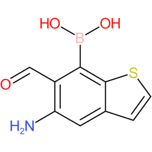 5-amino-6-formylbenzothiophene-7-boronic acid