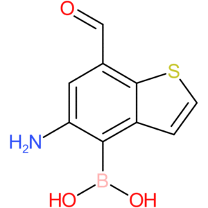 5-amino-7-formylbenzothiophene-4-boronic acid