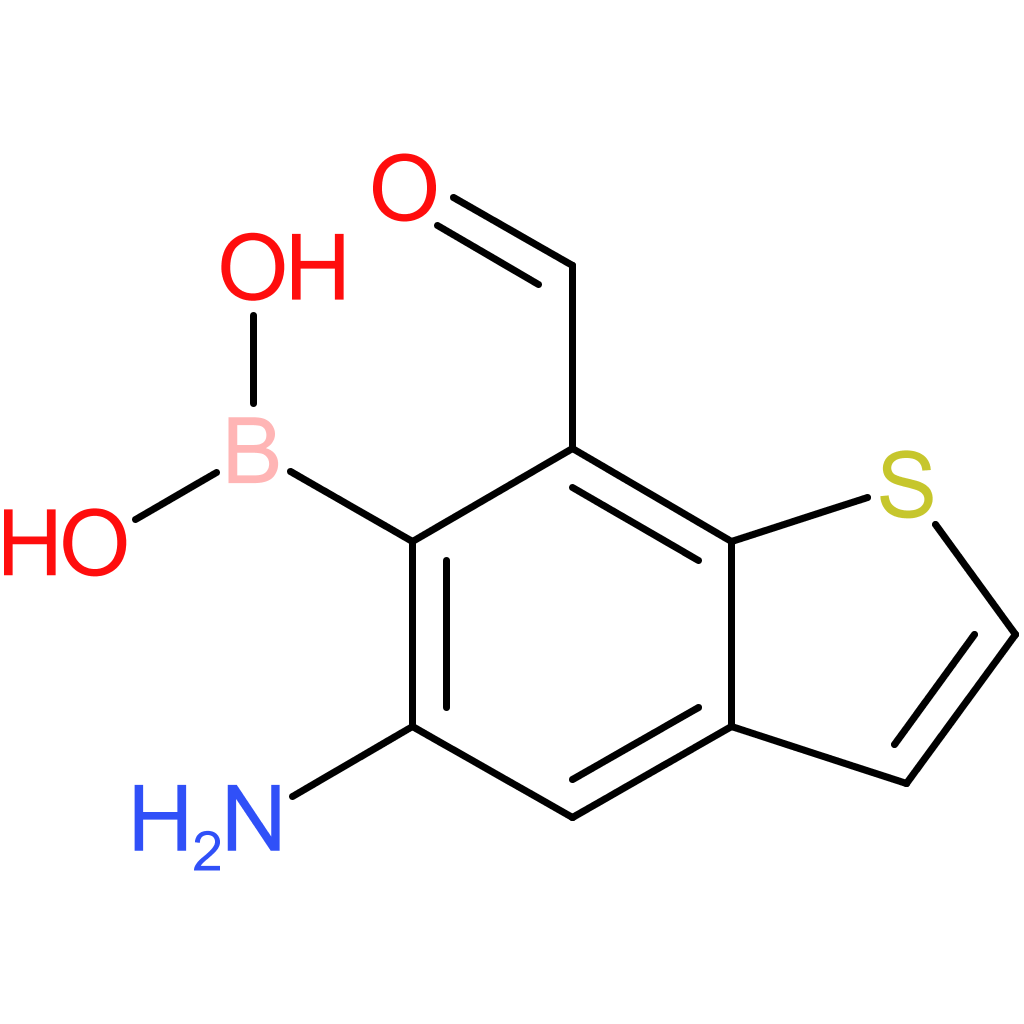 5-amino-7-formylbenzothiophene-6-boronic acid