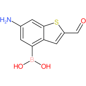 6-amino-2-formylbenzothiophene-4-boronic acid