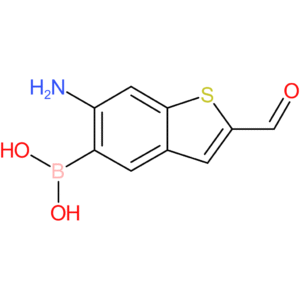 6-amino-2-formylbenzothiophene-5-boronic acid