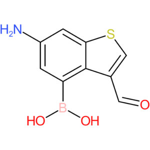 6-amino-3-formylbenzothiophene-4-boronic acid