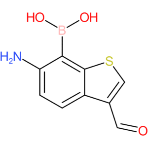 6-amino-3-formylbenzothiophene-7-boronic acid
