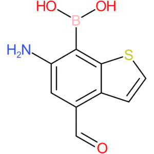 6-amino-4-formylbenzothiophene-7-boronic acid