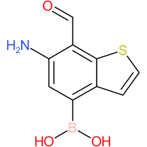 6-amino-7-formylbenzothiophene-4-boronic acid