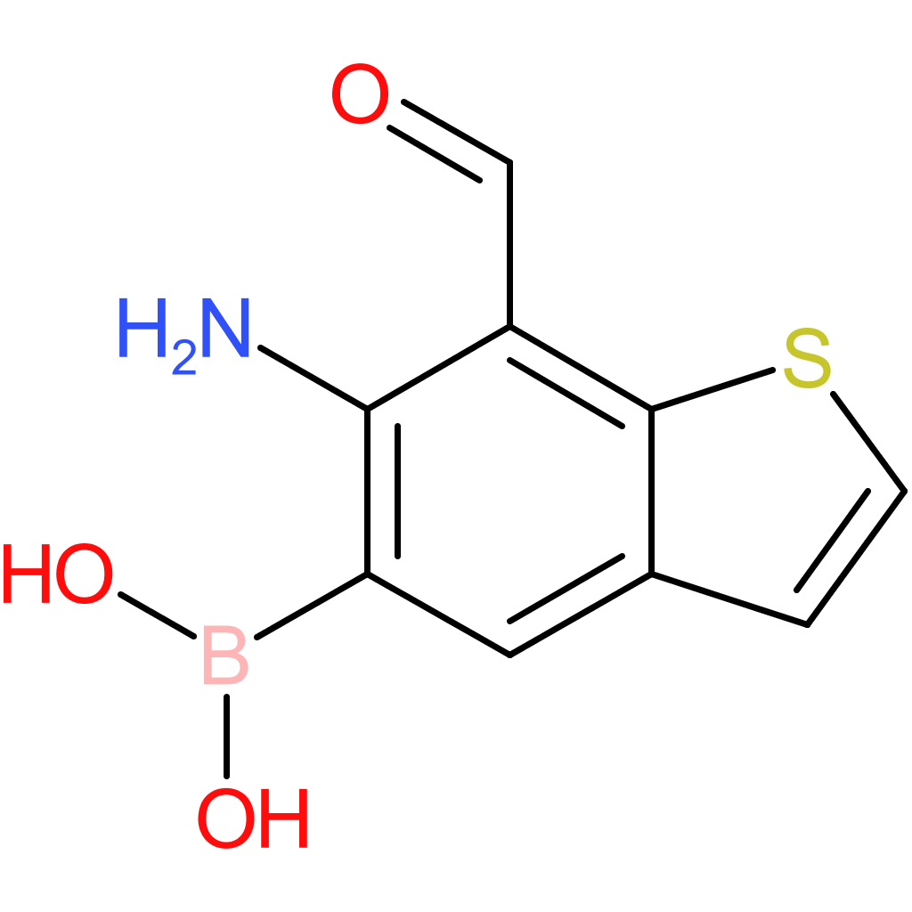 6-amino-7-formylbenzothiophene-5-boronic acid