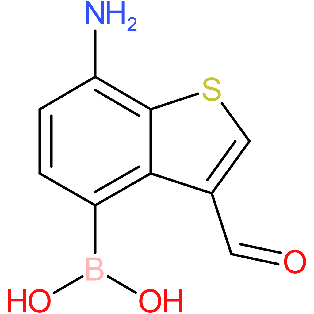7-amino-3-formylbenzothiophene-4-boronic acid