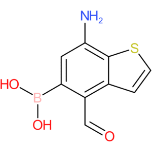 7-amino-4-formylbenzothiophene-5-boronic acid