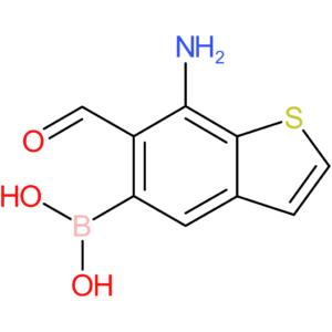 7-amino-6-formylbenzothiophene-5-boronic acid