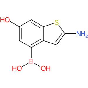 (2-amino-6-hydroxy-1-benzothiophen-4-yl)boronic acid