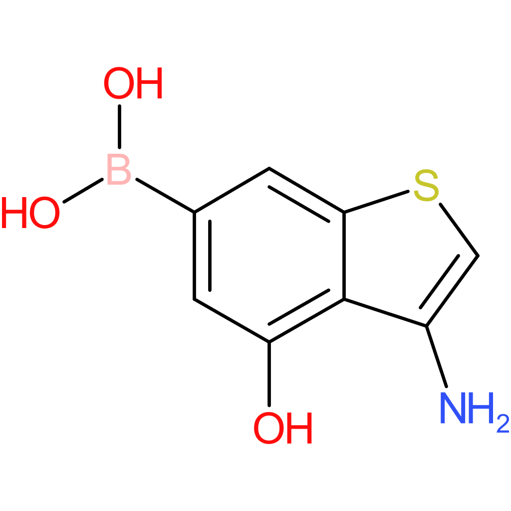 3-amino-4-hydroxybenzothiophene-6-boronic acid