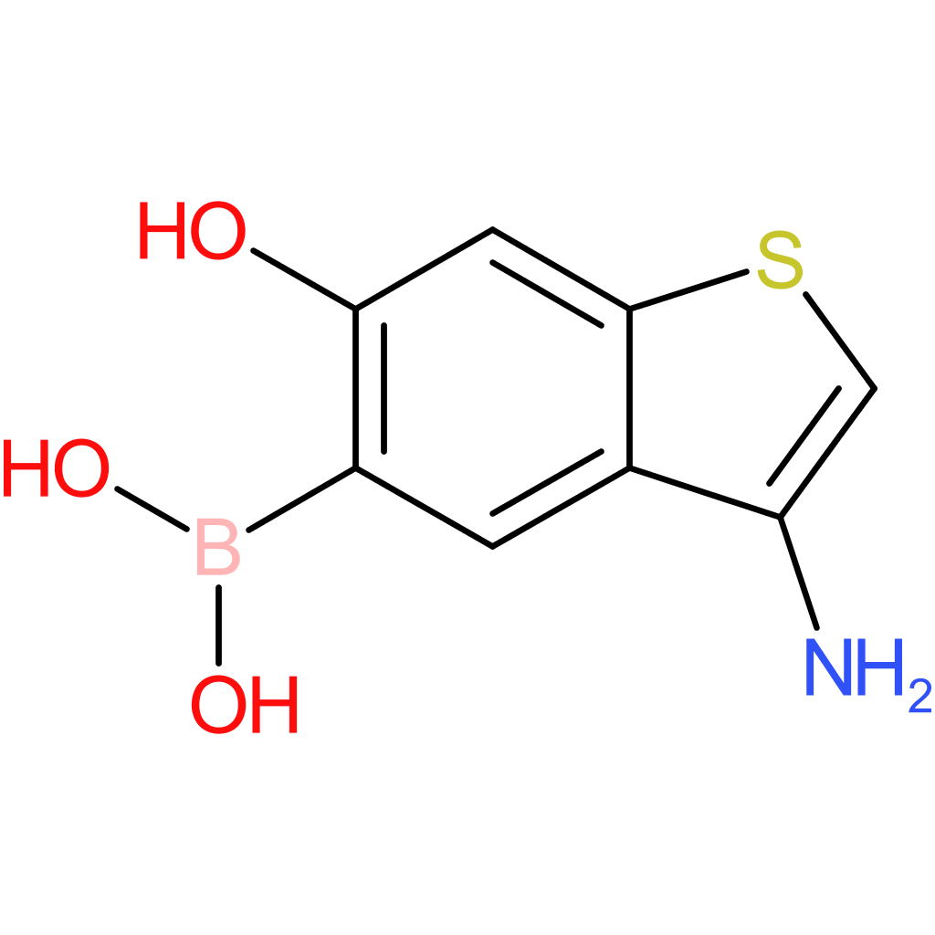 (3-amino-6-hydroxy-1-benzothiophen-5-yl)boronic acid